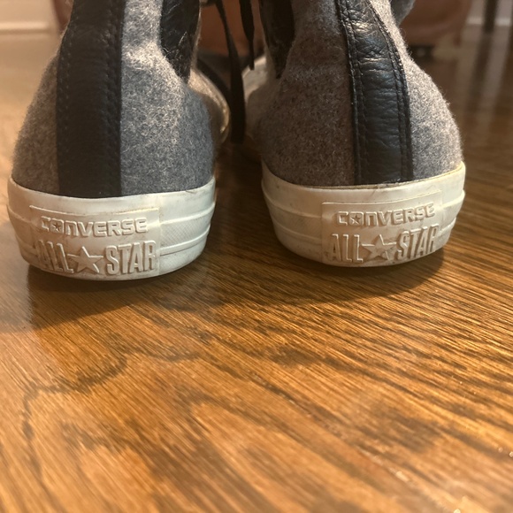 Converse Gray Wool High Tops - Picture 4 of 5